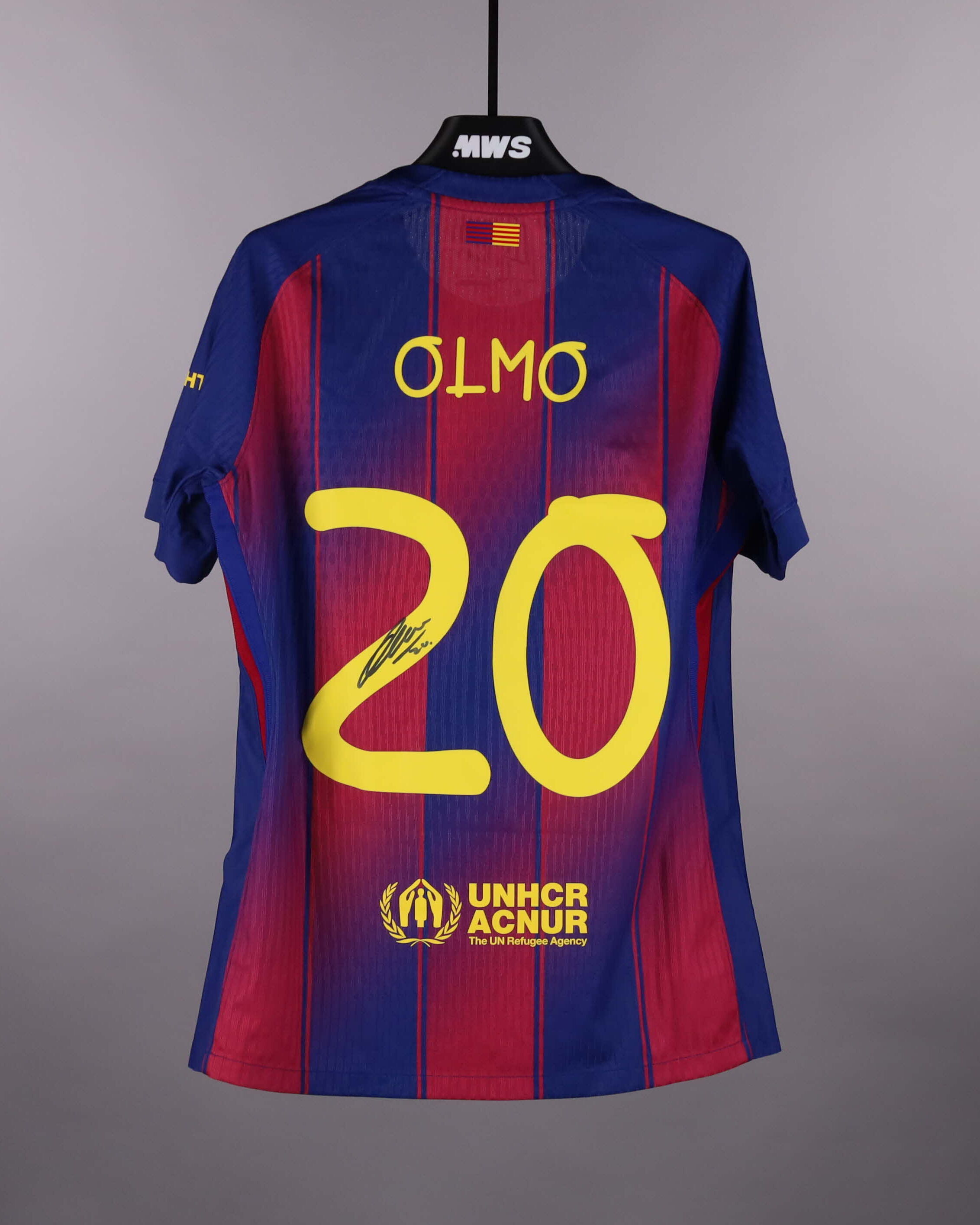 Dani Olmo | FC Barcelona - Newcastle United | MatchWornShirt