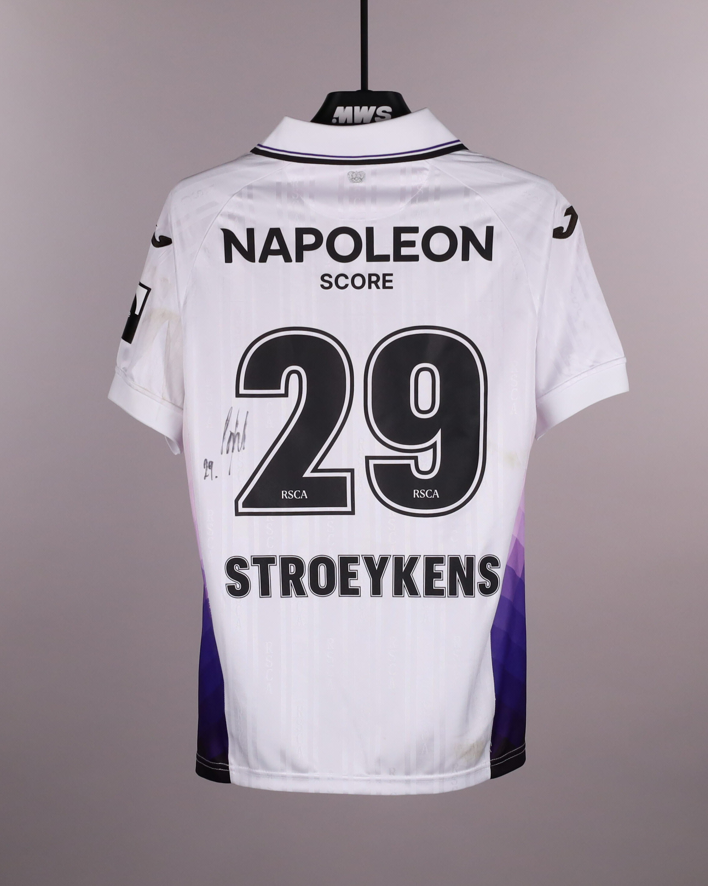 Mario Stroeykens RSC Anderlecht shirt