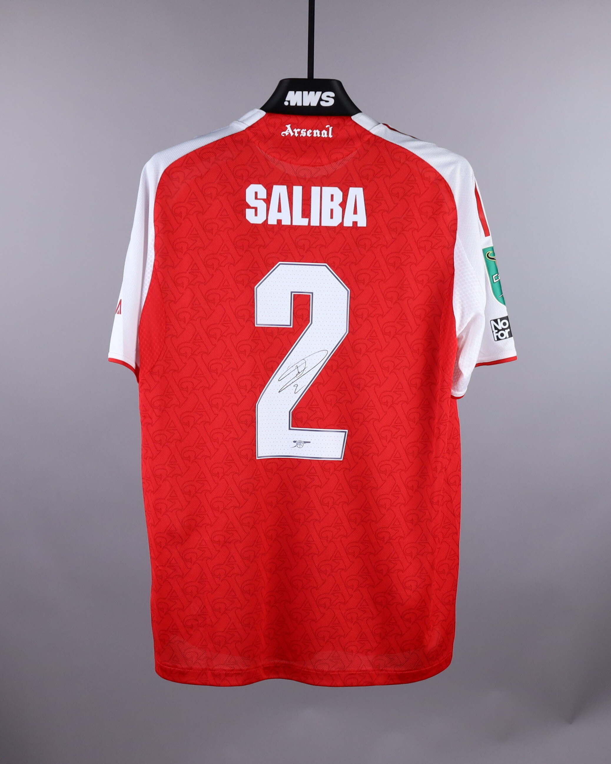 William Saliba | Arsenal - Manchester City | MatchWornShirt