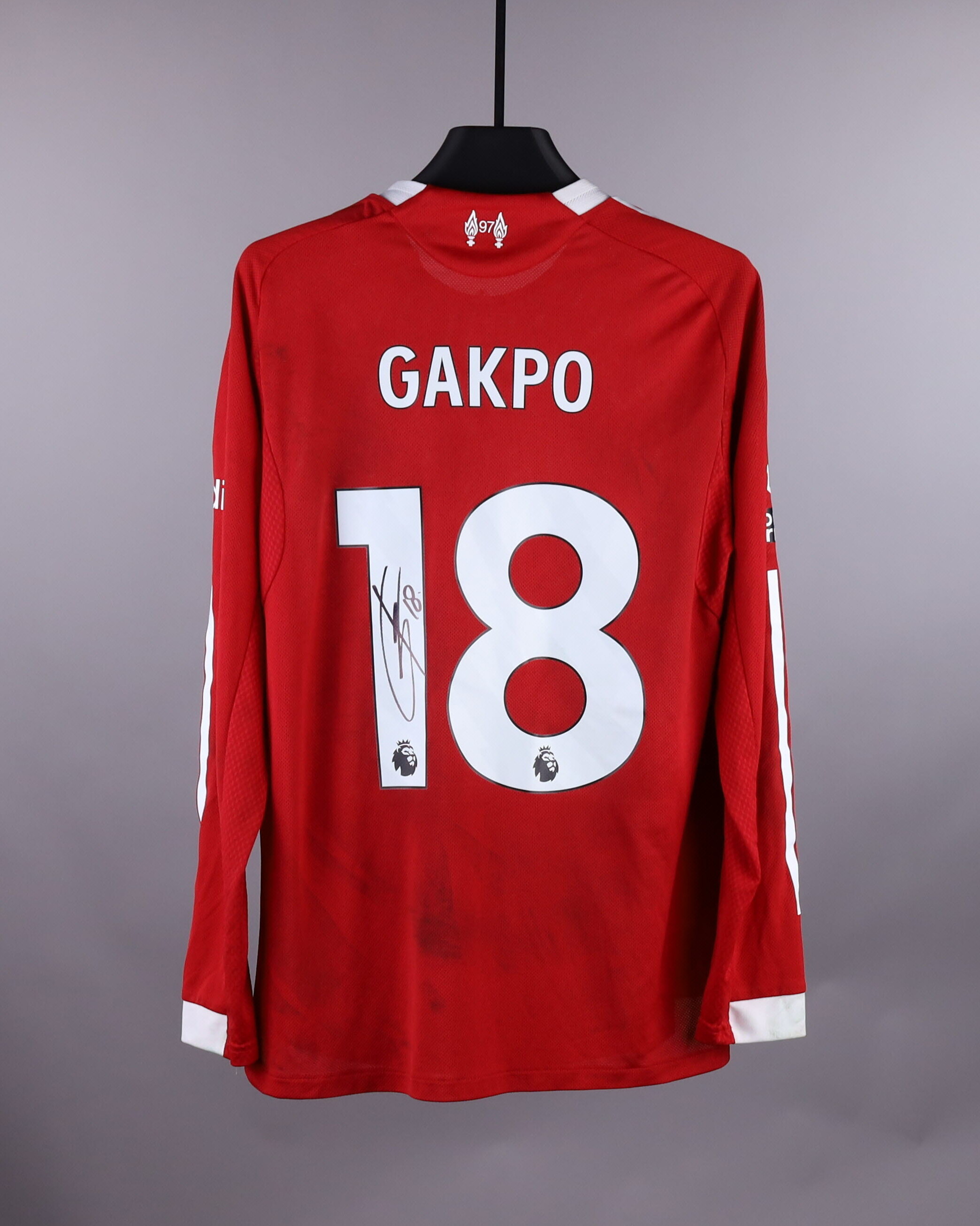 Cody Gakpo Liverpool camisa.