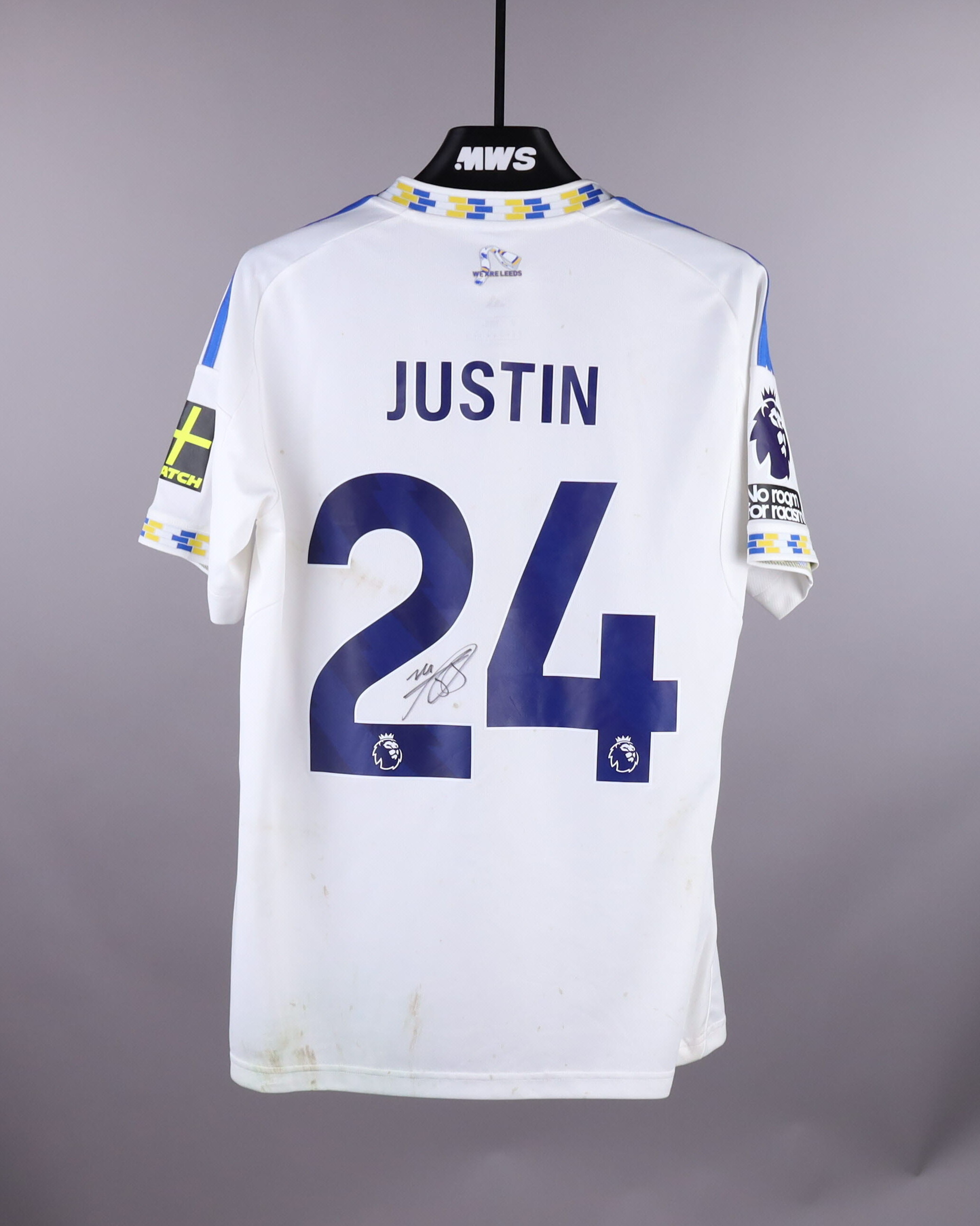 James Justin | Leeds United - Brentford | MatchWornShirt