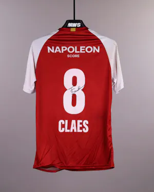 来自SV Zulte Waregem的Thomas Claes球衣