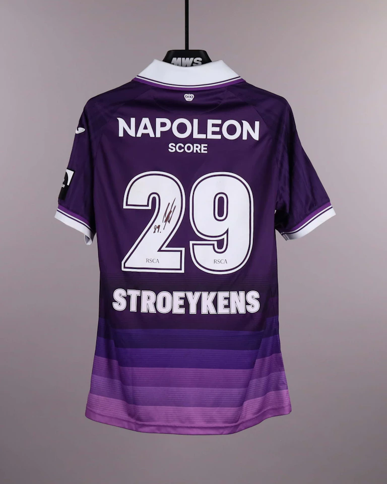 Mario Stroeykens RSC Anderlecht shirt