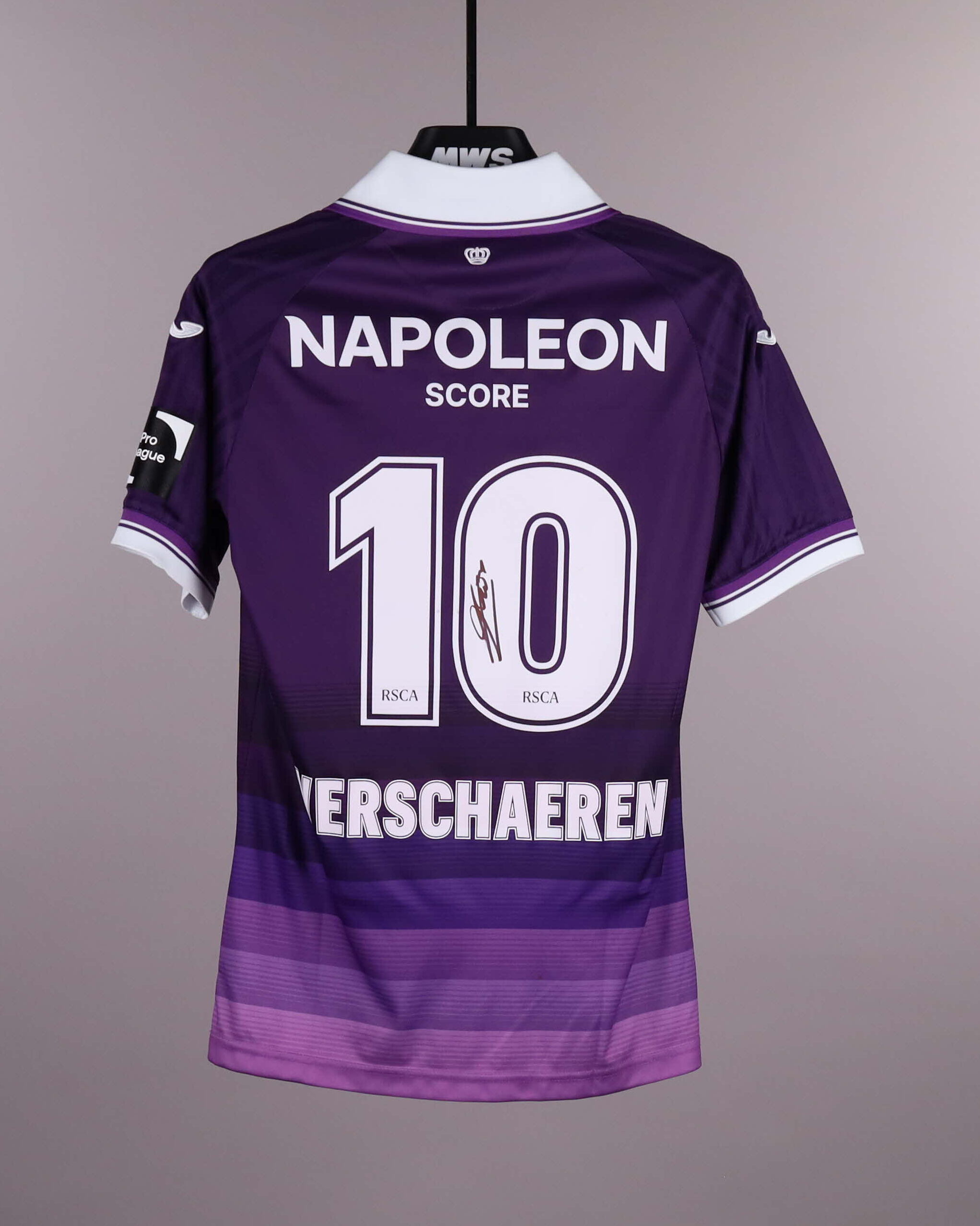 Yari Verschaeren RSC Anderlecht shirt
