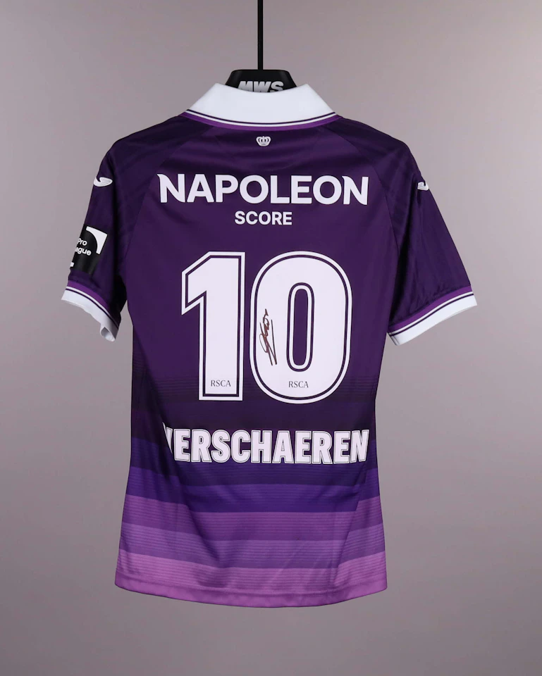 Yari Verschaeren RSC Anderlecht shirt
