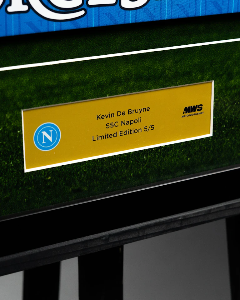 KDB | Sotto il Vesuvio Limited Edition Frame (5/5) | MatchWornShirt