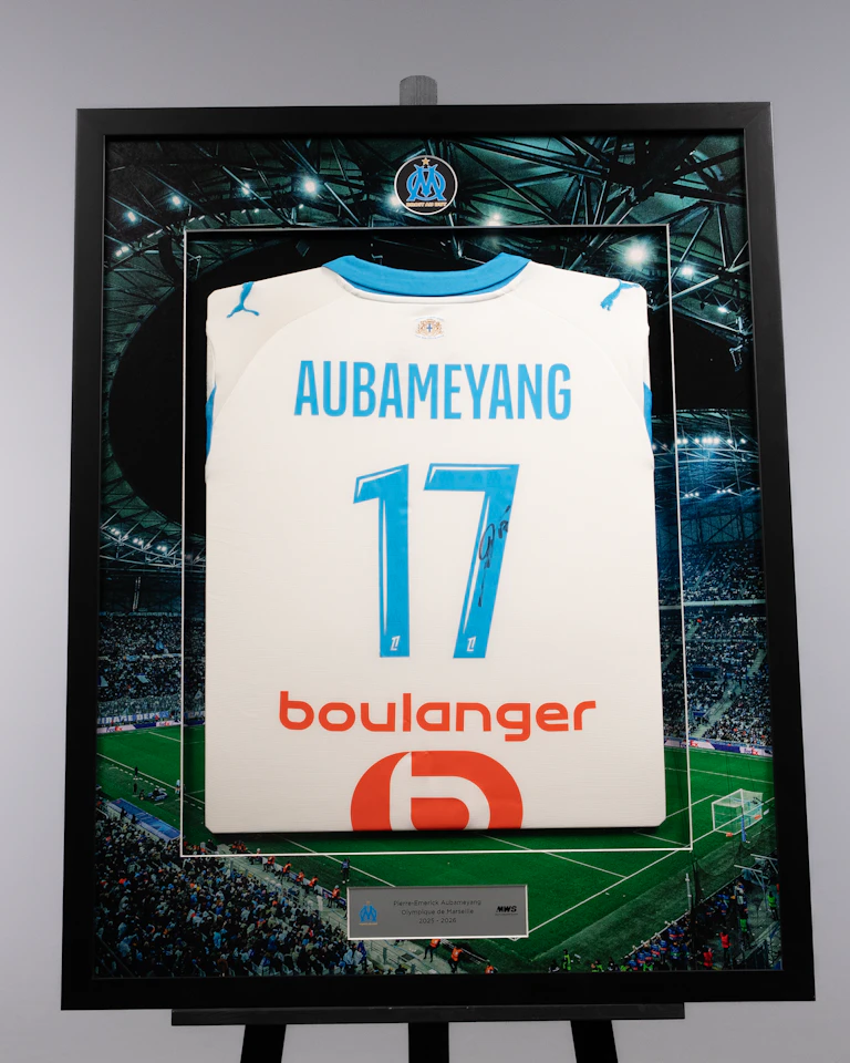 Pierre-Emerick Aubameyang | Limited Edition Framed Signed Shirt