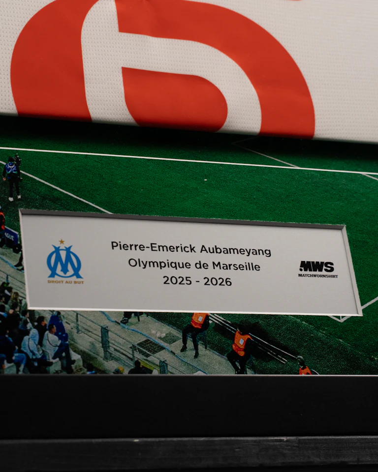 Pierre-Emerick Aubameyang | Limited Edition Framed Signed Shirt