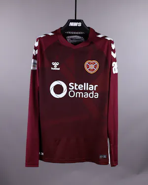 Heart of Midlothian 팀의 Lawrence Shankland 셔츠