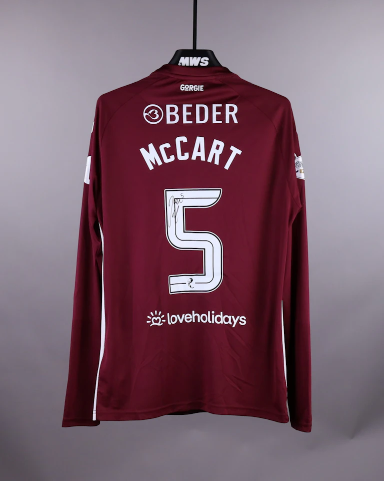 Jamie McCart Heart of Midlothian shirt
