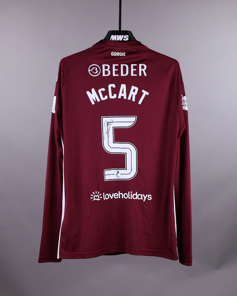 Jamie McCart Heart of Midlothian shirt