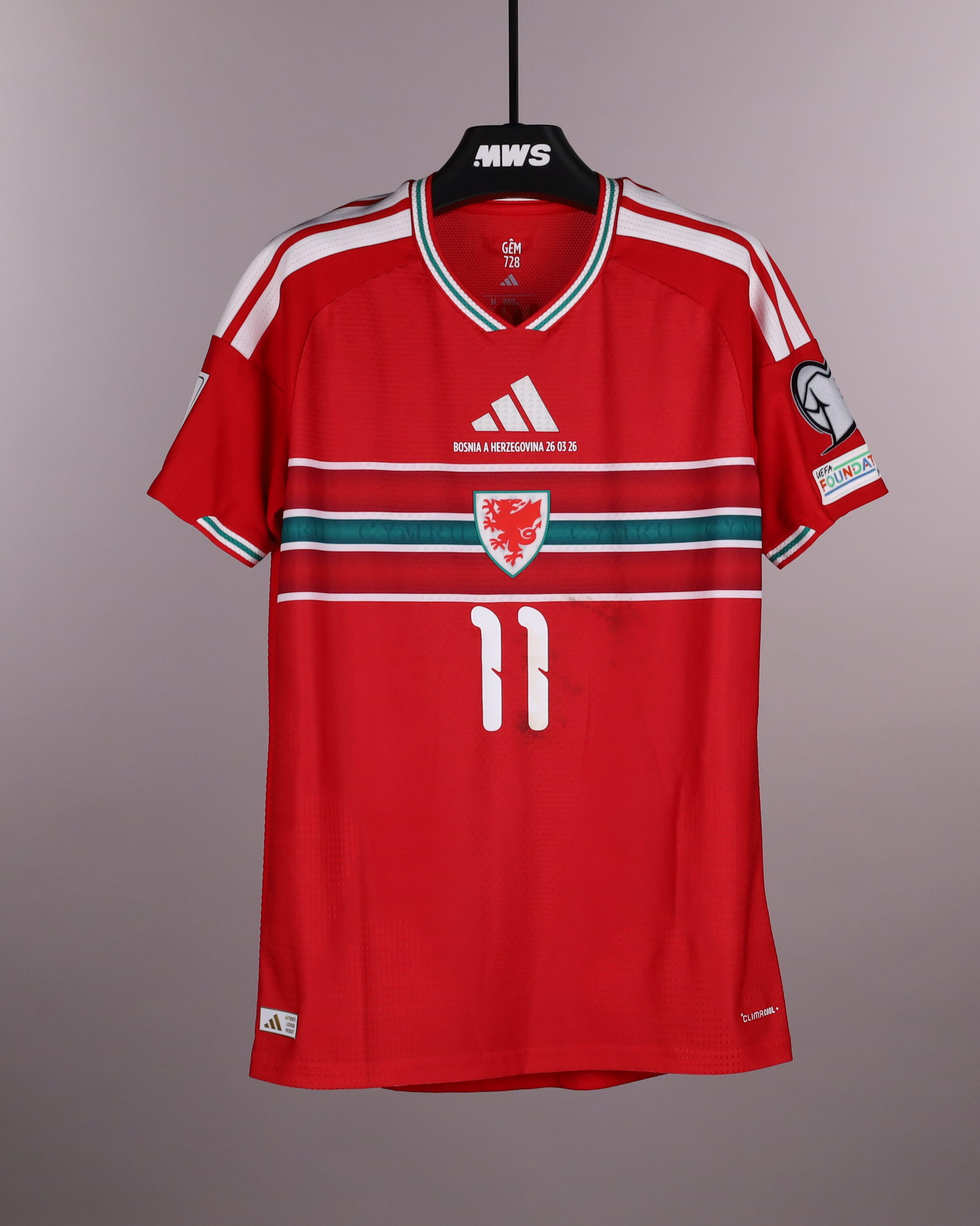 Brennan Johnson Wales shirt