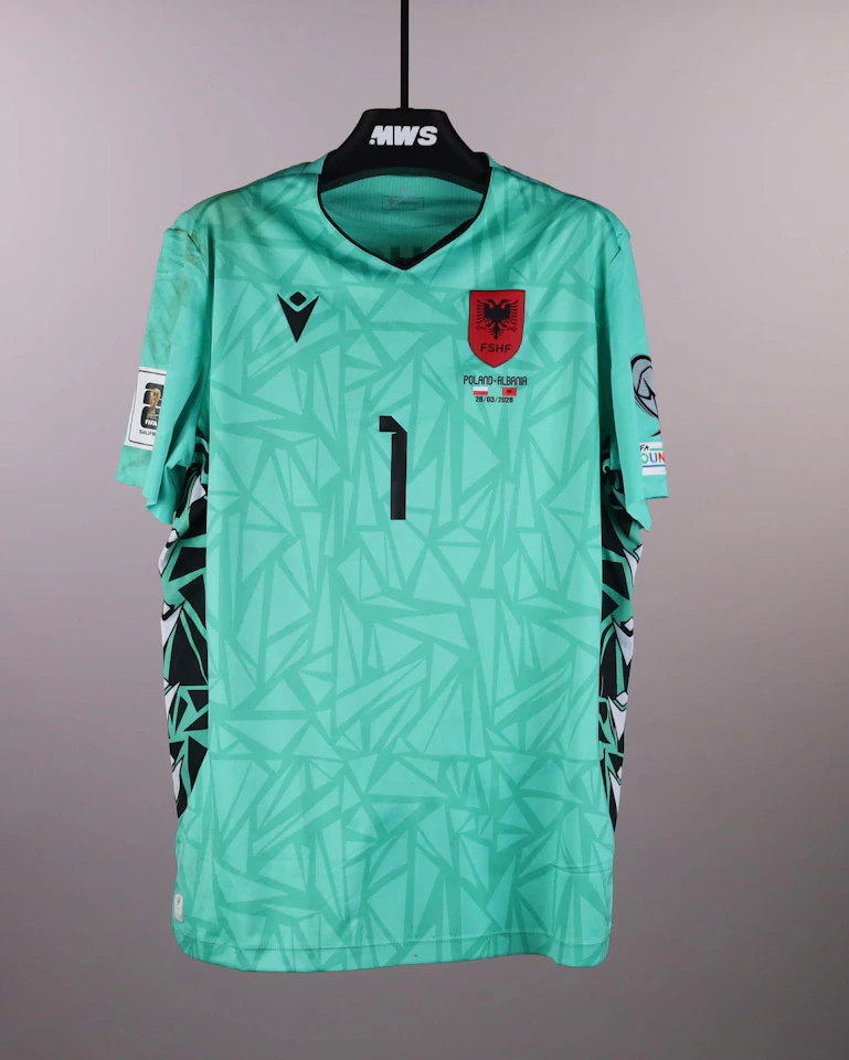 Camiseta Thomas Strakosha Albania