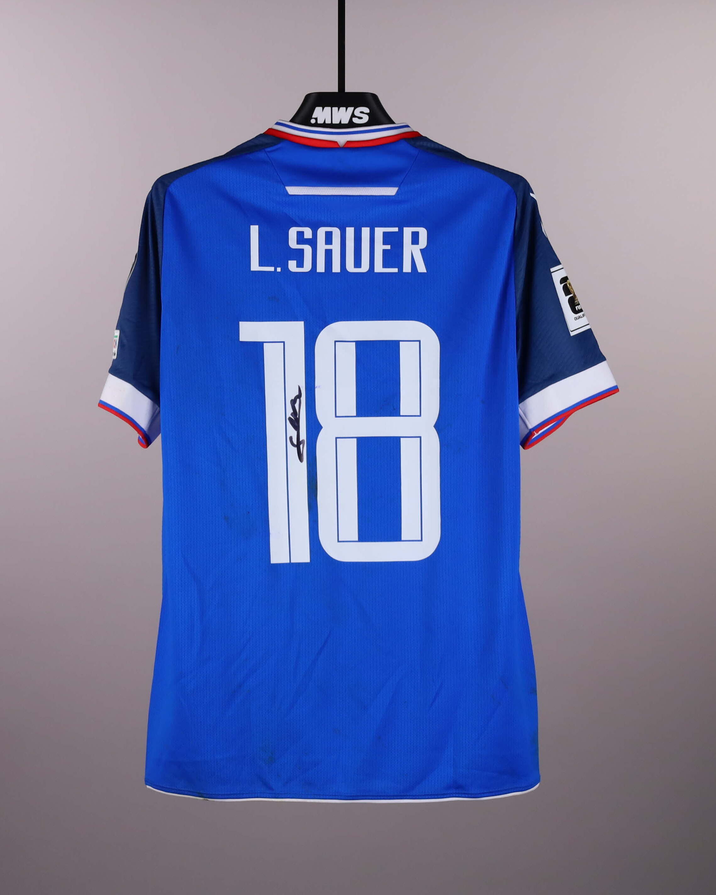 Leo Sauer | Slovakia - Kosovo | MatchWornShirt