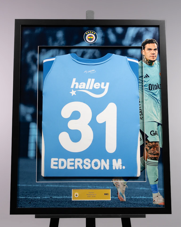 Limited Edition Framed Ederson Shirt
