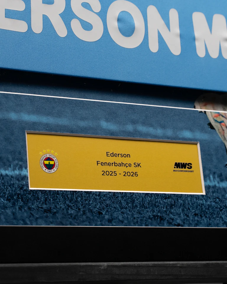 Limited Edition Framed Ederson Shirt