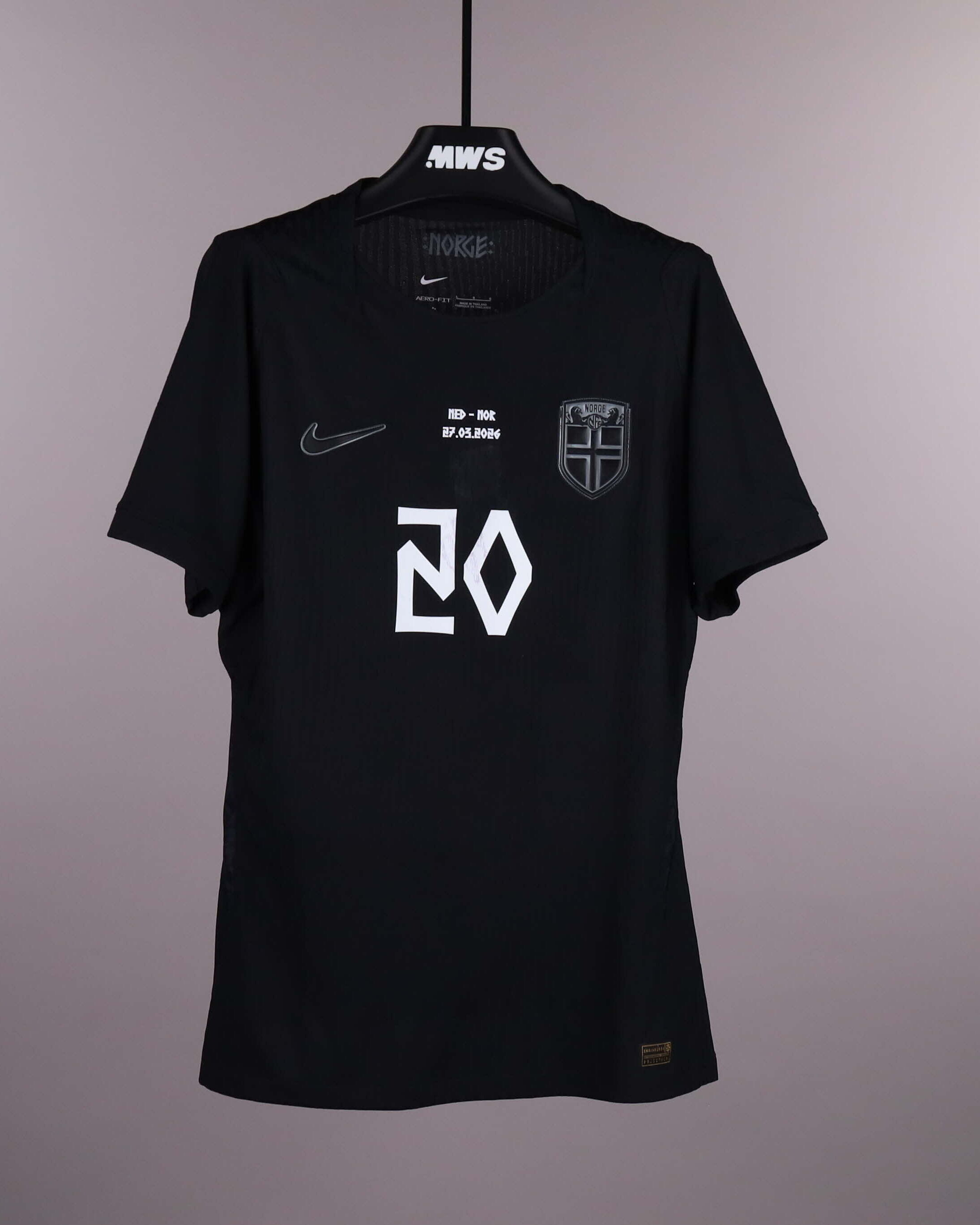 Antonio Nusa | Netherlands - Norway | MatchWornShirt