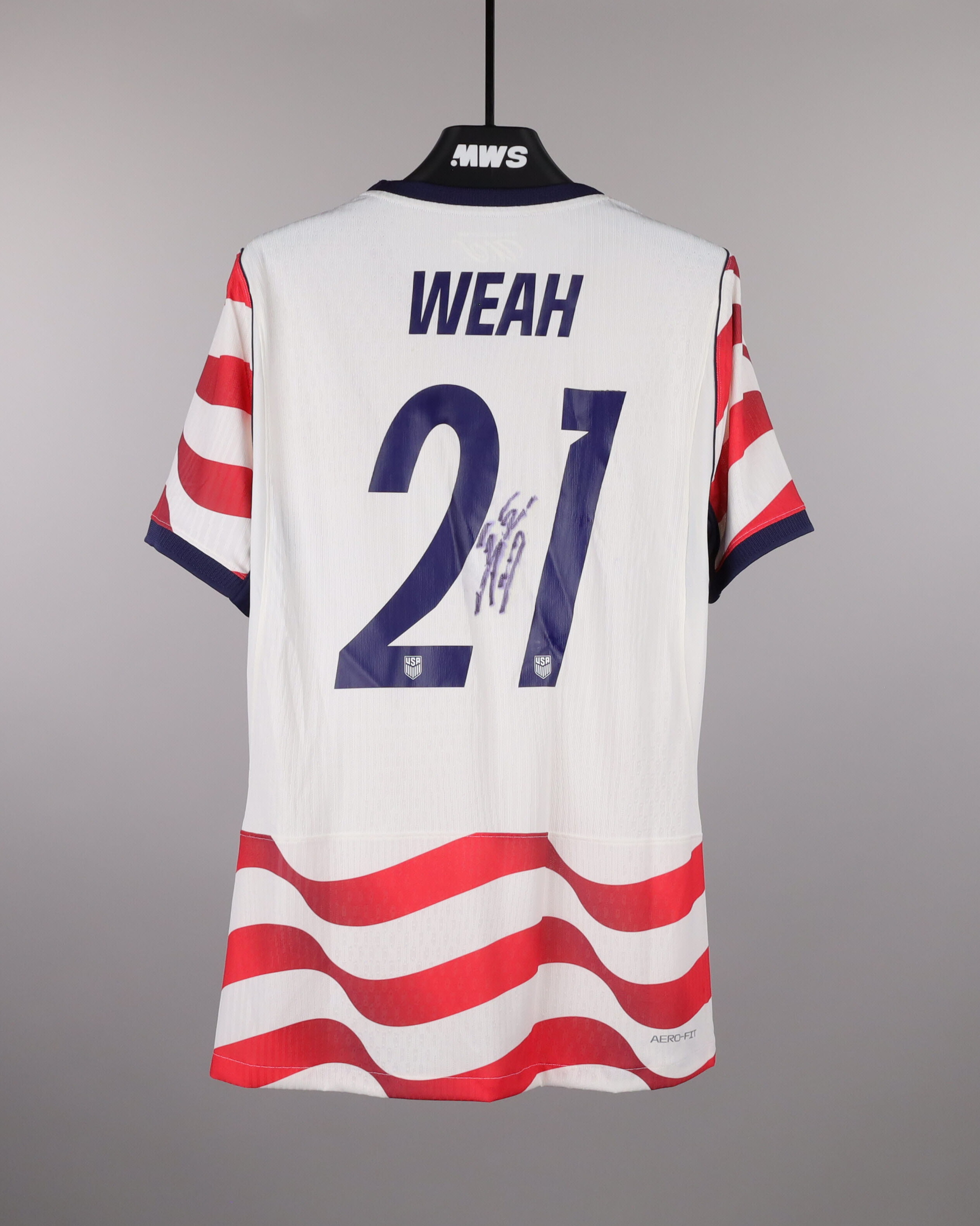 Official United States Football Match-Worn Shirts Auctions