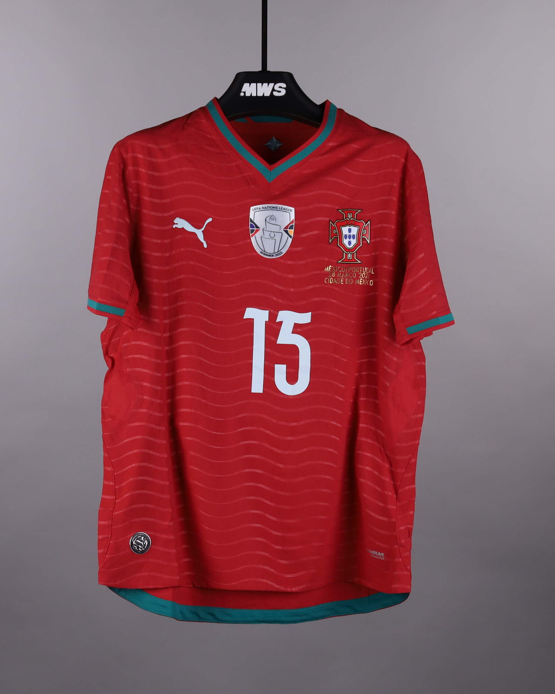 João Neves | Mexico - Portugal | MatchWornShirt