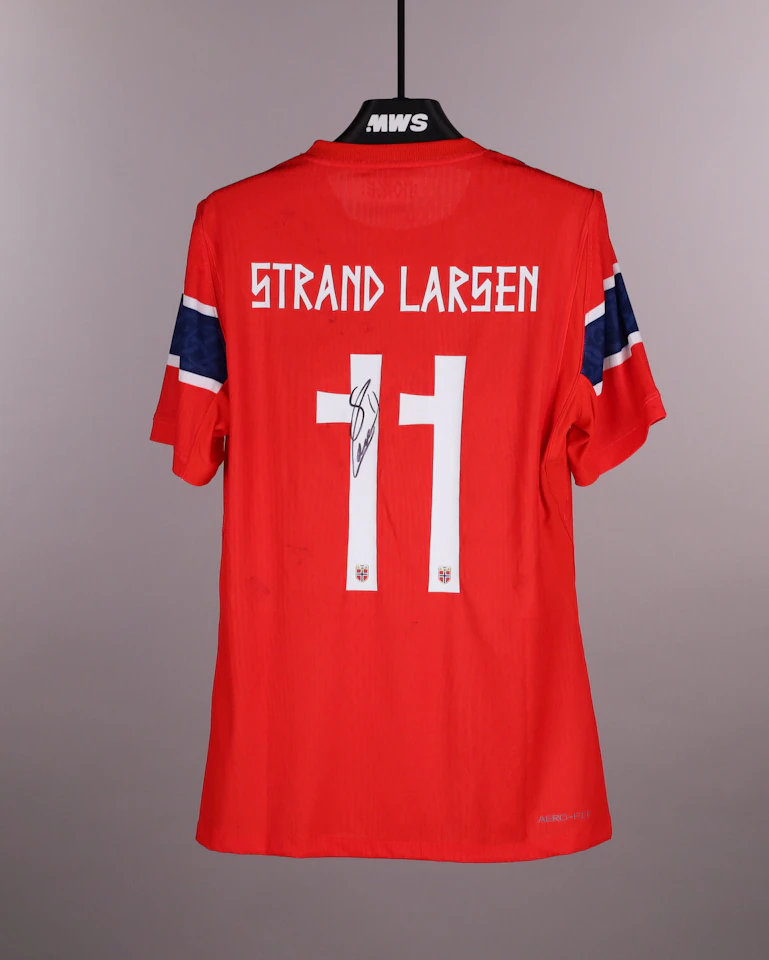 Jørgen Strand Larsen Norway camisa.