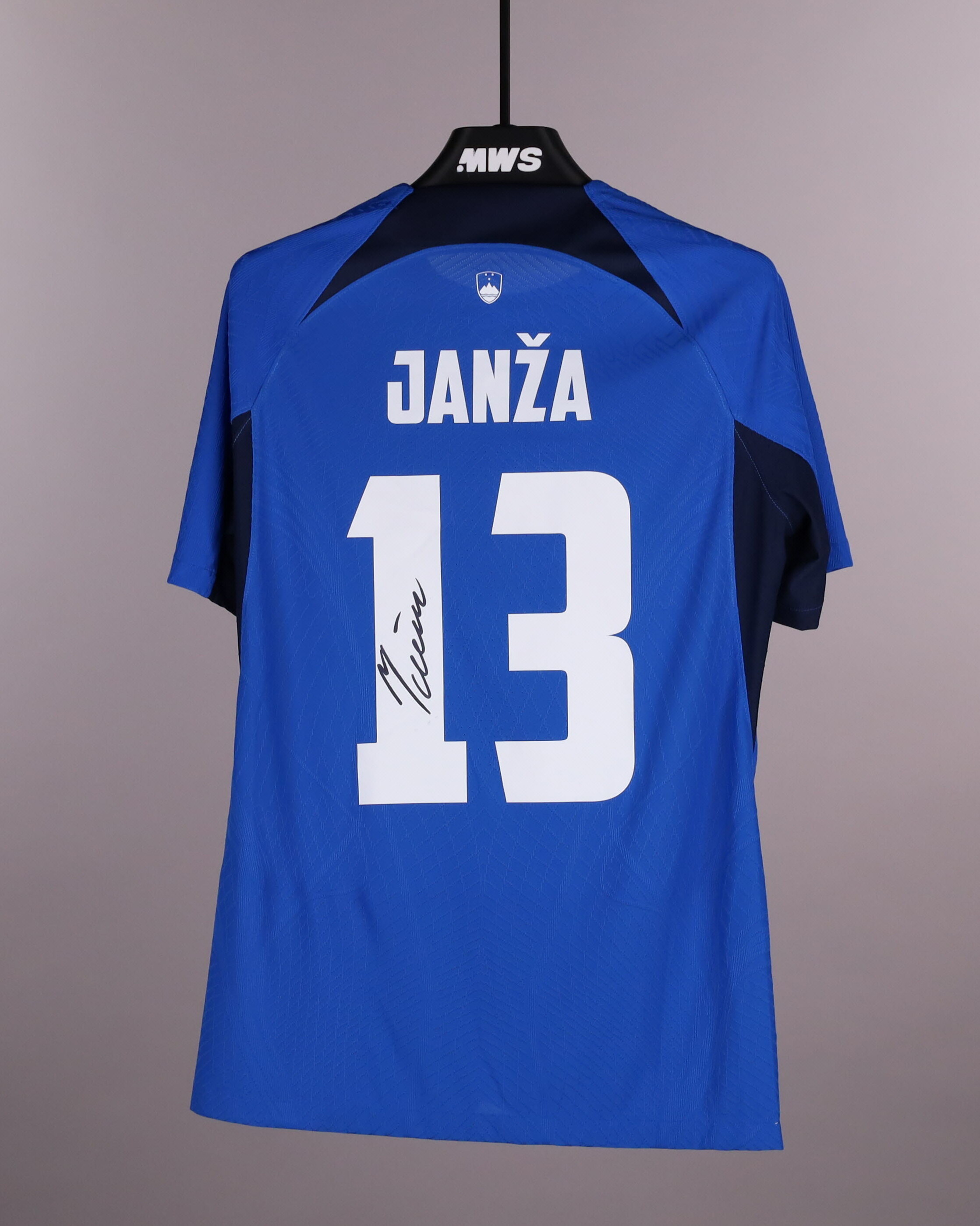 Erik Janža | Montenegro - Slovenia | MatchWornShirt