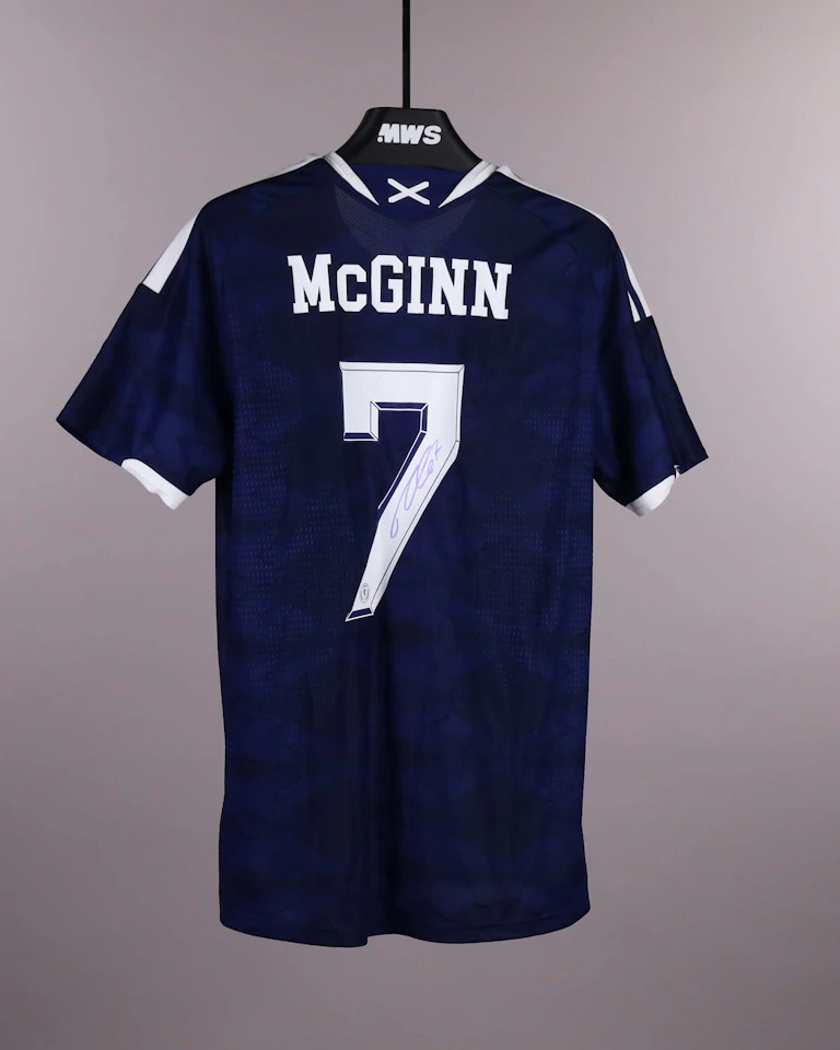 John McGinn Scotland shirt