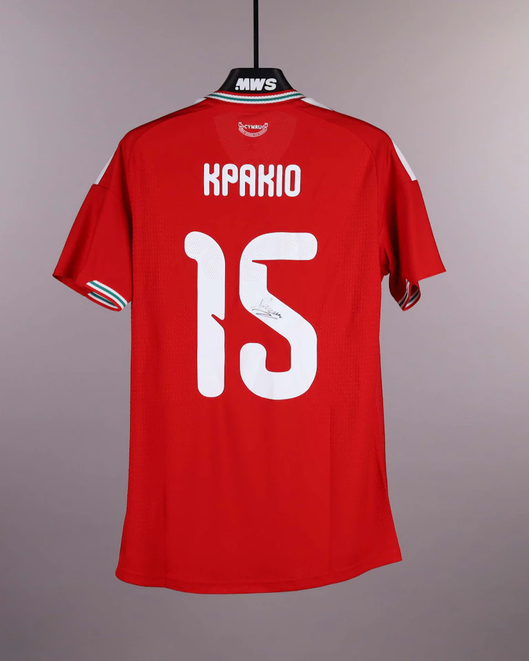 Wales 팀의 Ronan Kpakio 셔츠