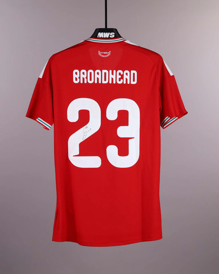 Camisola de Nathan Broadhead, Wales