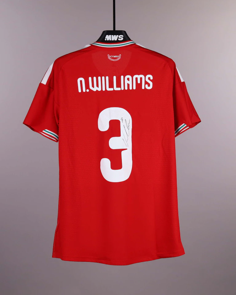 Neco Williams Wales jersey