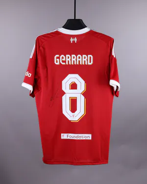 Liverpool 팀의 Steven Gerrard 셔츠