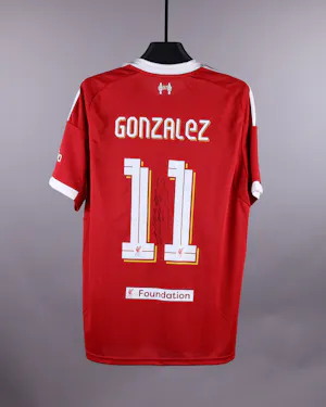 来自Liverpool的Mark Gonzalez球衣