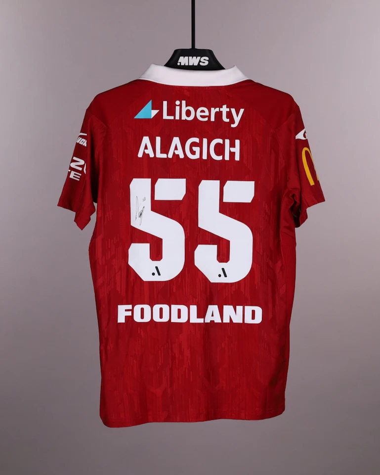 Adelaide United 팀의 Ethan Alagich 셔츠