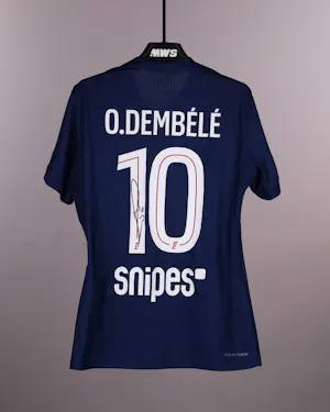 来自Paris Saint-Germain的Ousmane Dembélé球衣