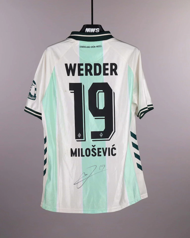 来自Werder Bremen的Jovan Milošević球衣