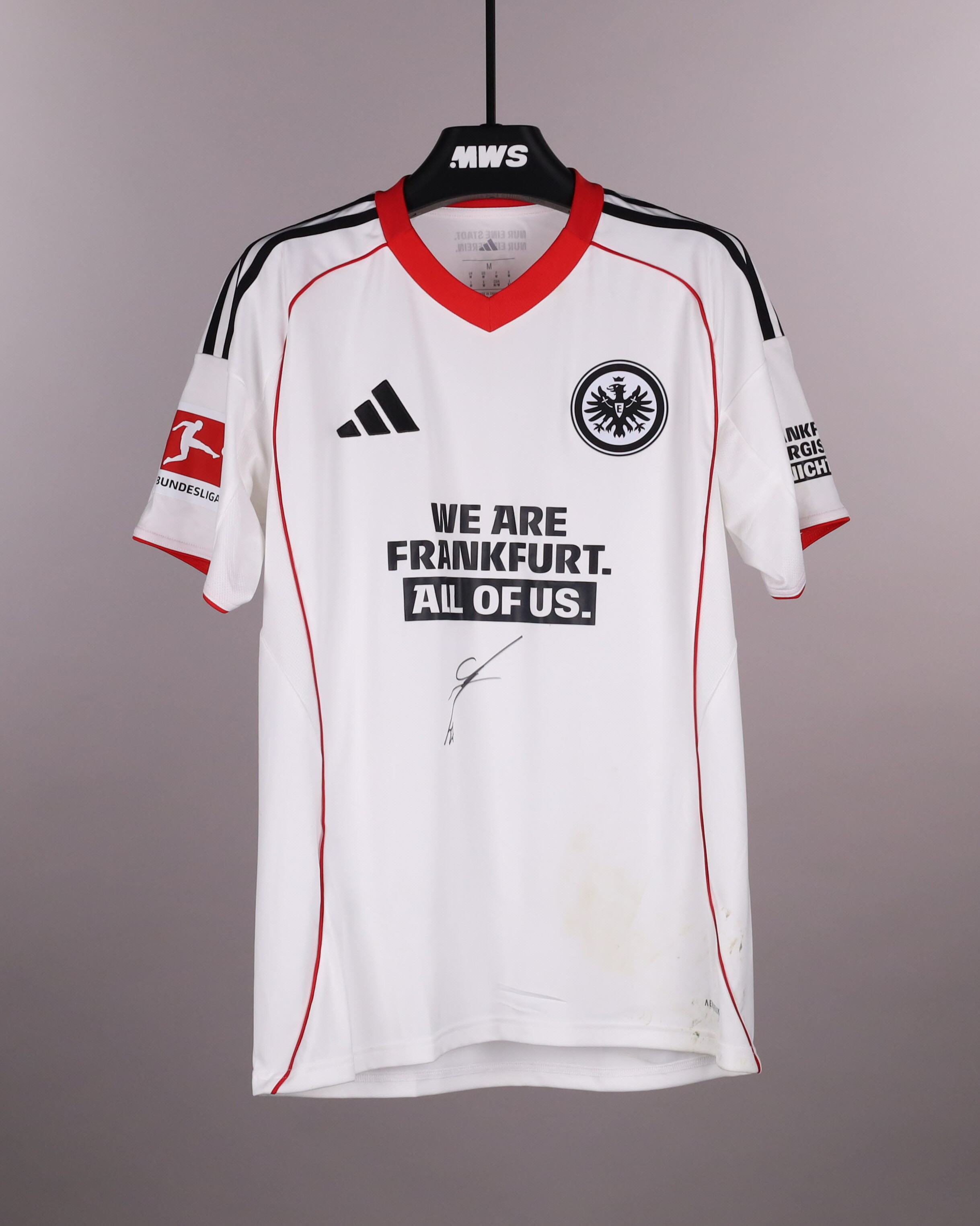Official Eintracht Frankfurt Soccer Game-Worn Jerseys Auctions