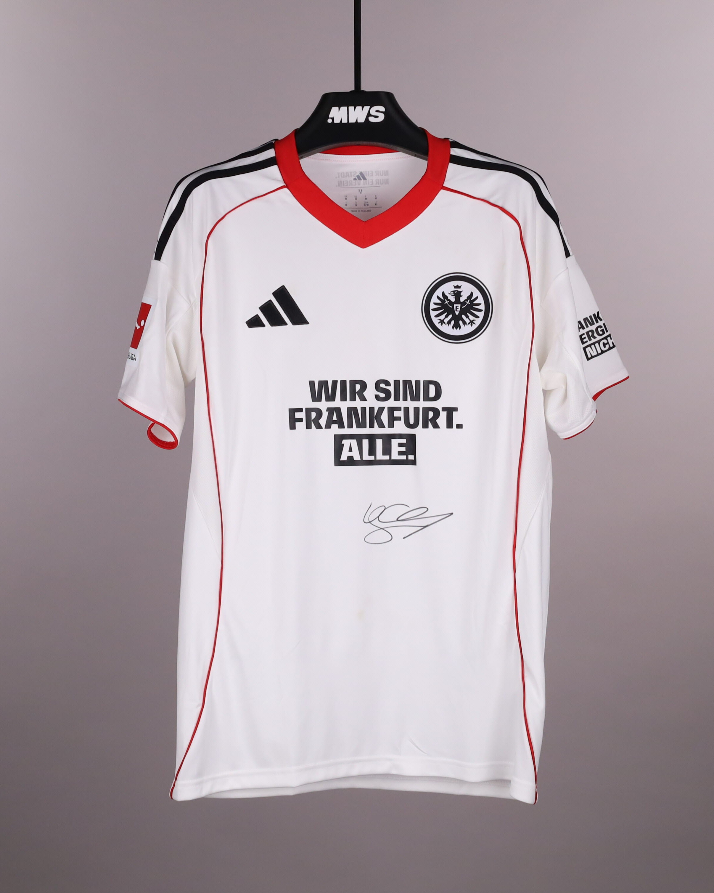 Official Eintracht Frankfurt Soccer Game-Worn Jerseys Auctions