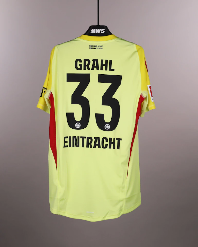 来自Eintracht Frankfurt的Jens Grahl球衣