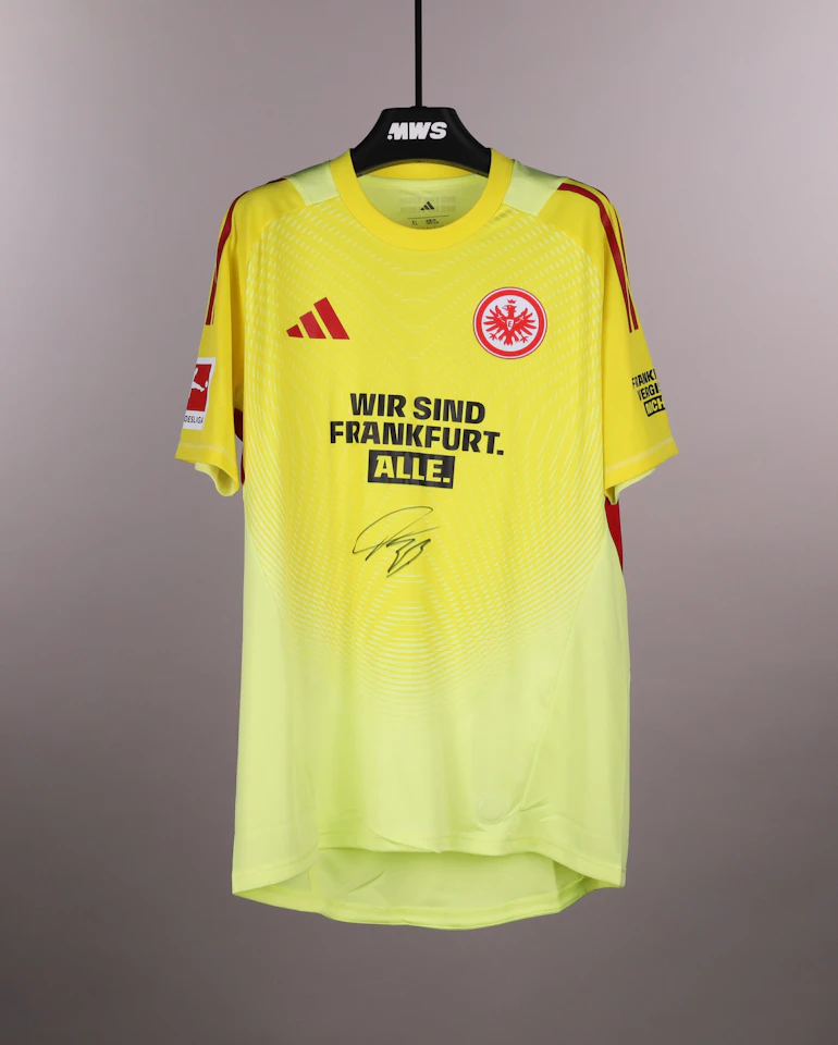 来自Eintracht Frankfurt的Jens Grahl球衣