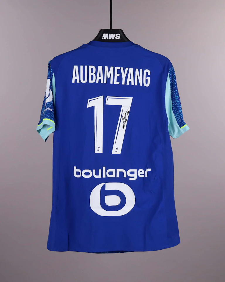 Olympique de Marseille 팀의 Pierre-Emerick Aubameyang 셔츠