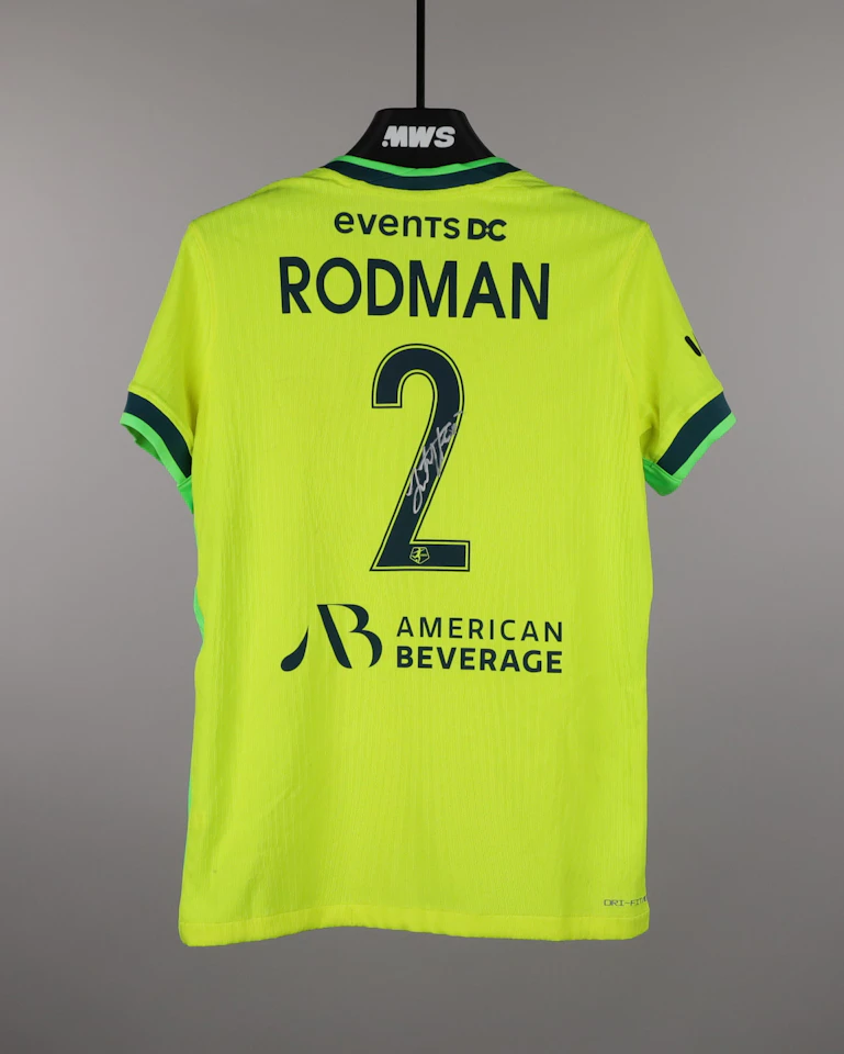 来自Washington Spirit的Trinity Rodman球衣