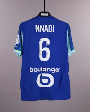 来自Olympique de Marseille的Tochukwu Nadi球衣