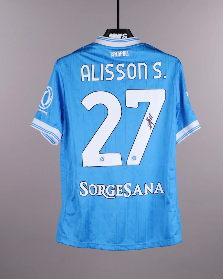 SSC Napoli 팀의 Alisson Santos 셔츠