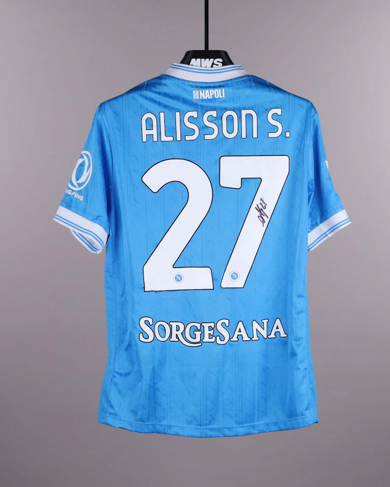 SSC Napoli 팀의 Alisson Santos 셔츠