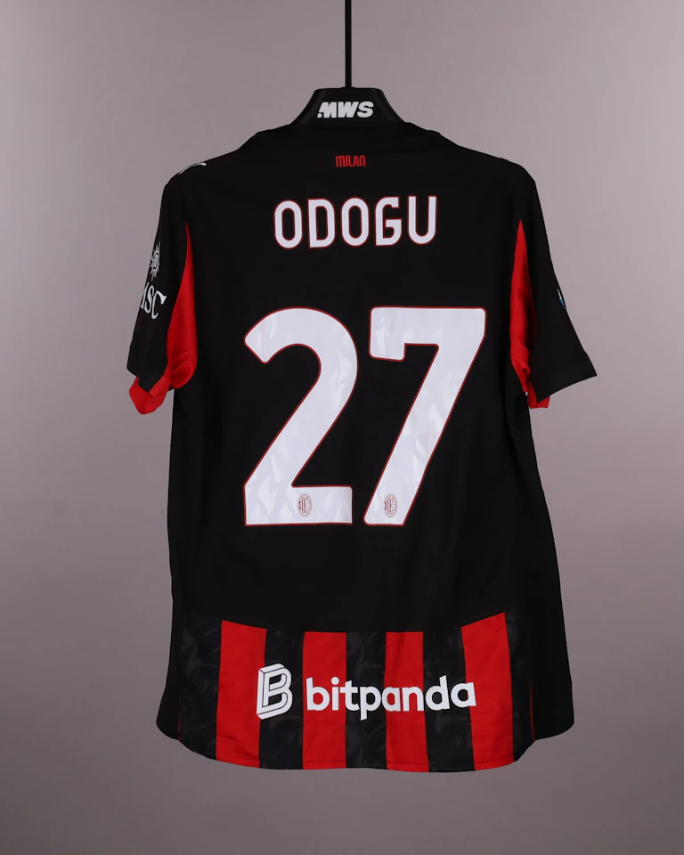 David Odogu AC Milan camisa.