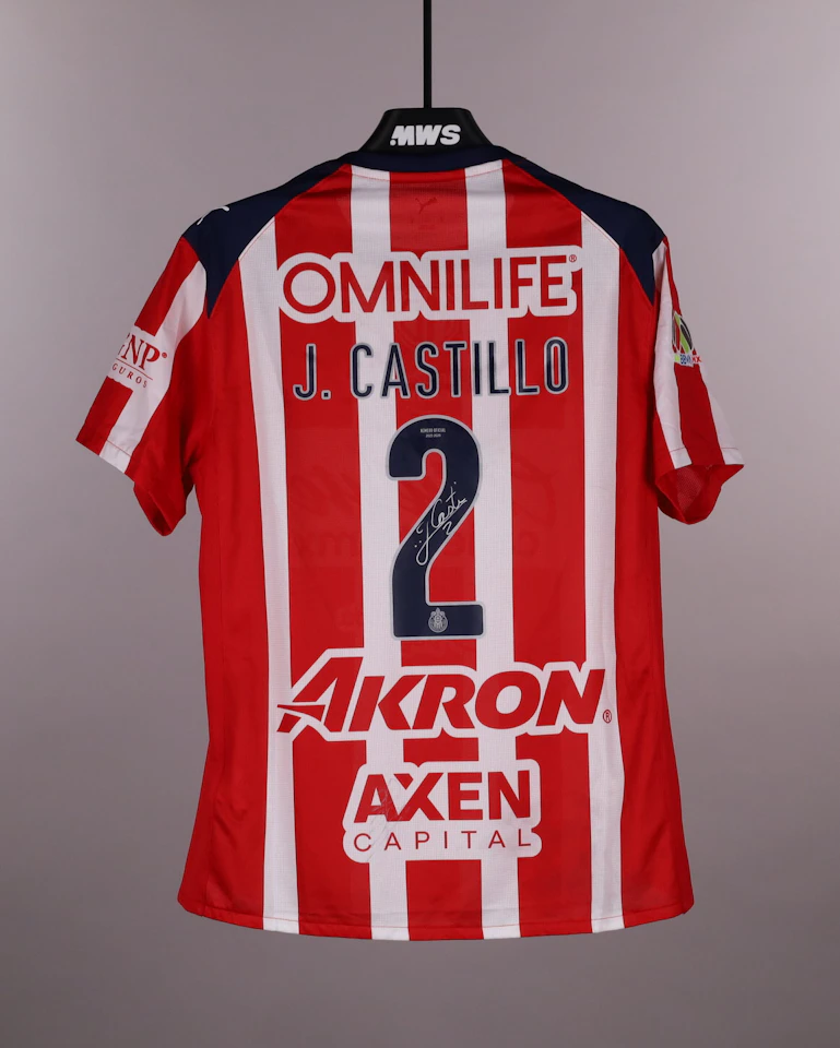 José Castillo Pérez Chivas Guadalajara camisa.