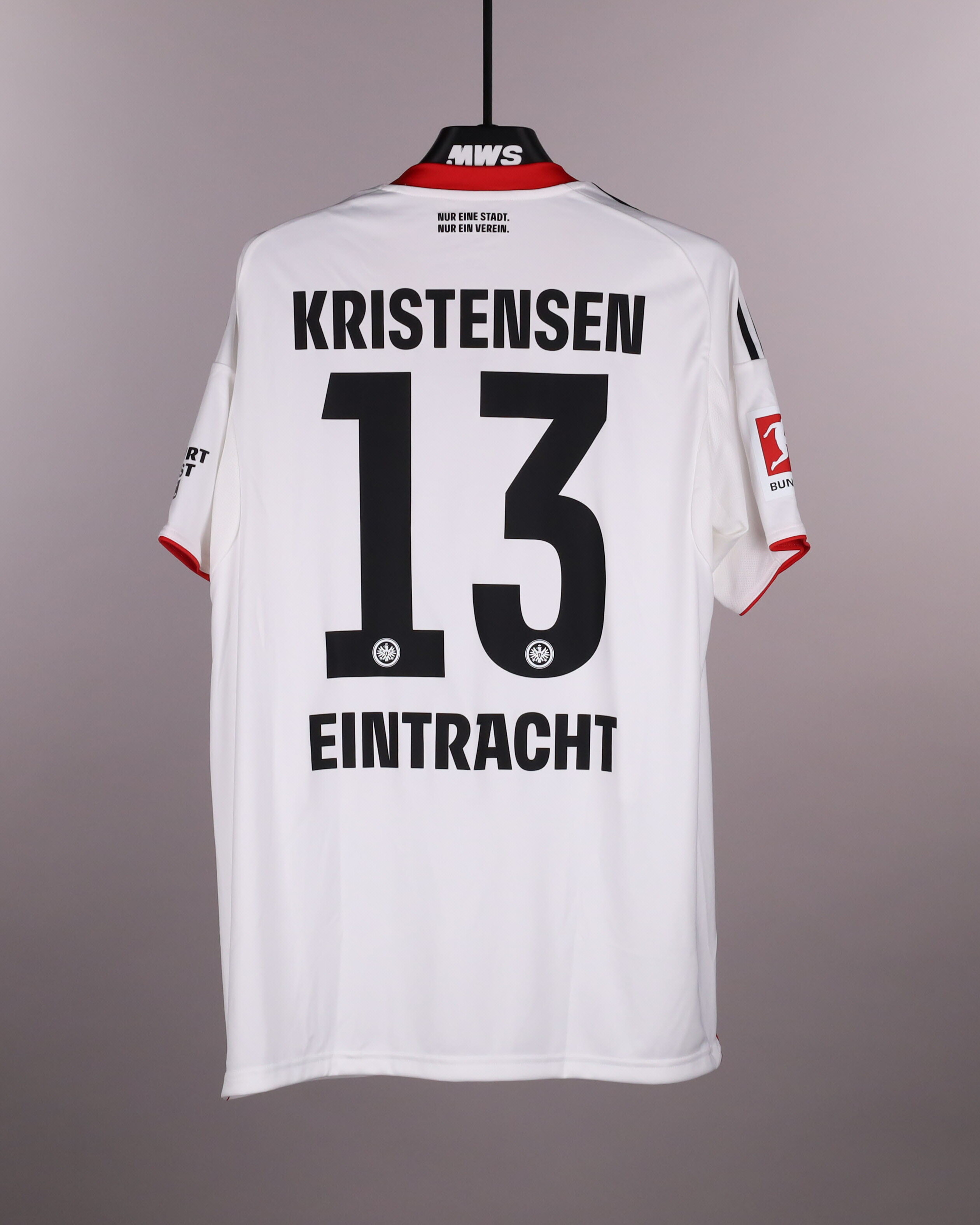 フランクフルト　ユニフォーム　KRISTENSEN S Rasmus Kristensen | Eintracht Frankfurt - FC Köln | MatchWornShirt