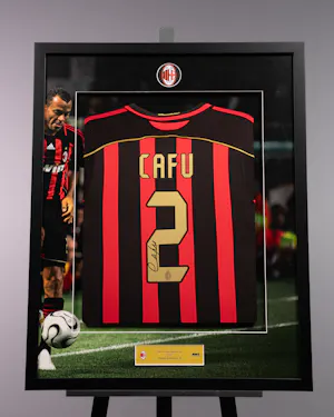 Limited Edition Framed Cafu Shirt - 4