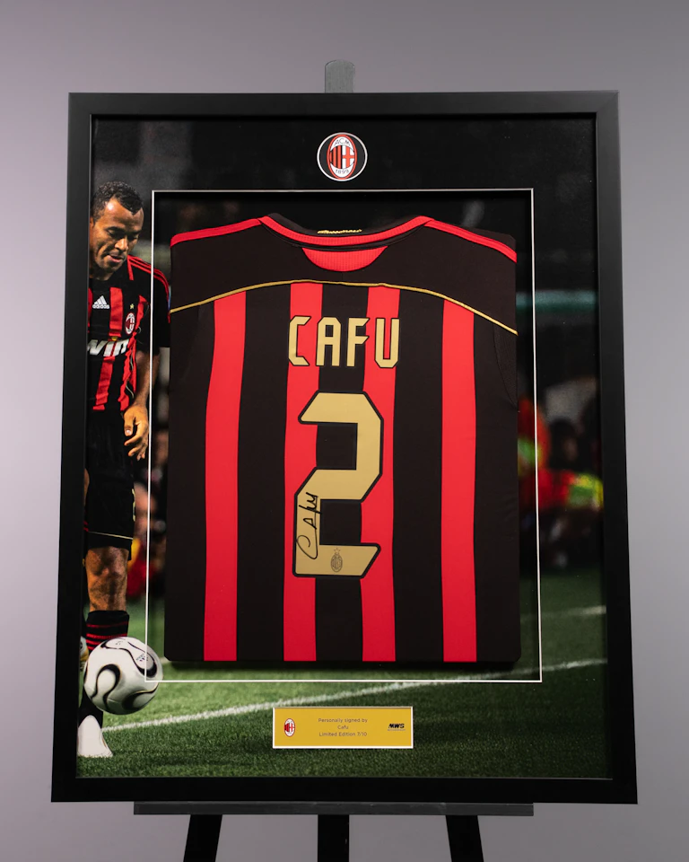 Limited Edition Framed Cafu Shirt - 7