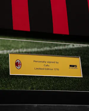 Limited Edition Framed Cafu Shirt - 7