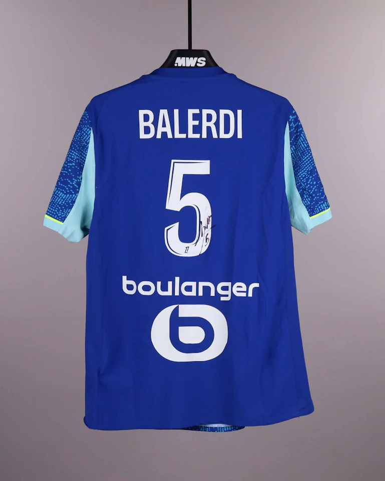 来自Olympique de Marseille的Leonardo Balerdi球衣